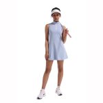CUGOAO-Fashion-2pcs-Golf-Dress-Set-with-Shorts-for-Women-Solid-Sleeveless-Badminton-Tennis-Dresses-Outdoor